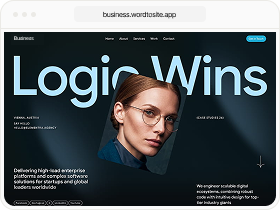 AI-built business site preview